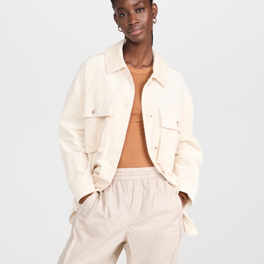 English Factory Corduroy Shacket Size M Brand New w Tags
